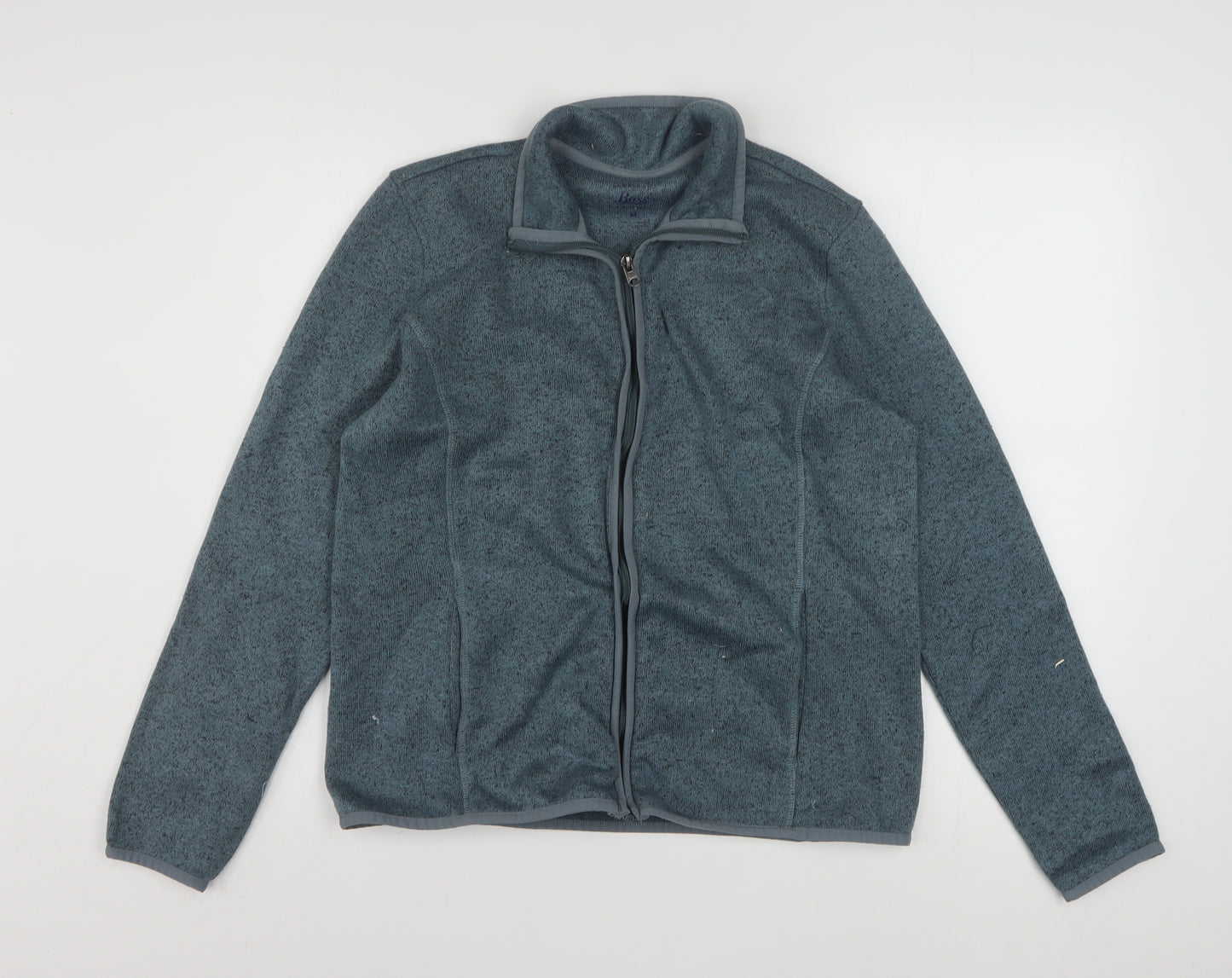 G.H. Bass & Co Women’s Blue Full Zip Fleece Jacket Size M