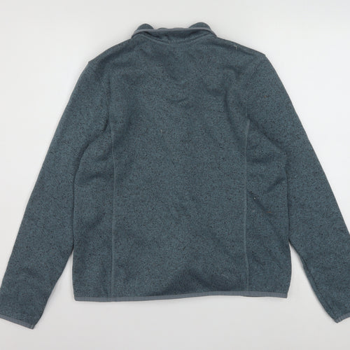 G.H. Bass & Co Women’s Blue Full Zip Fleece Jacket Size M