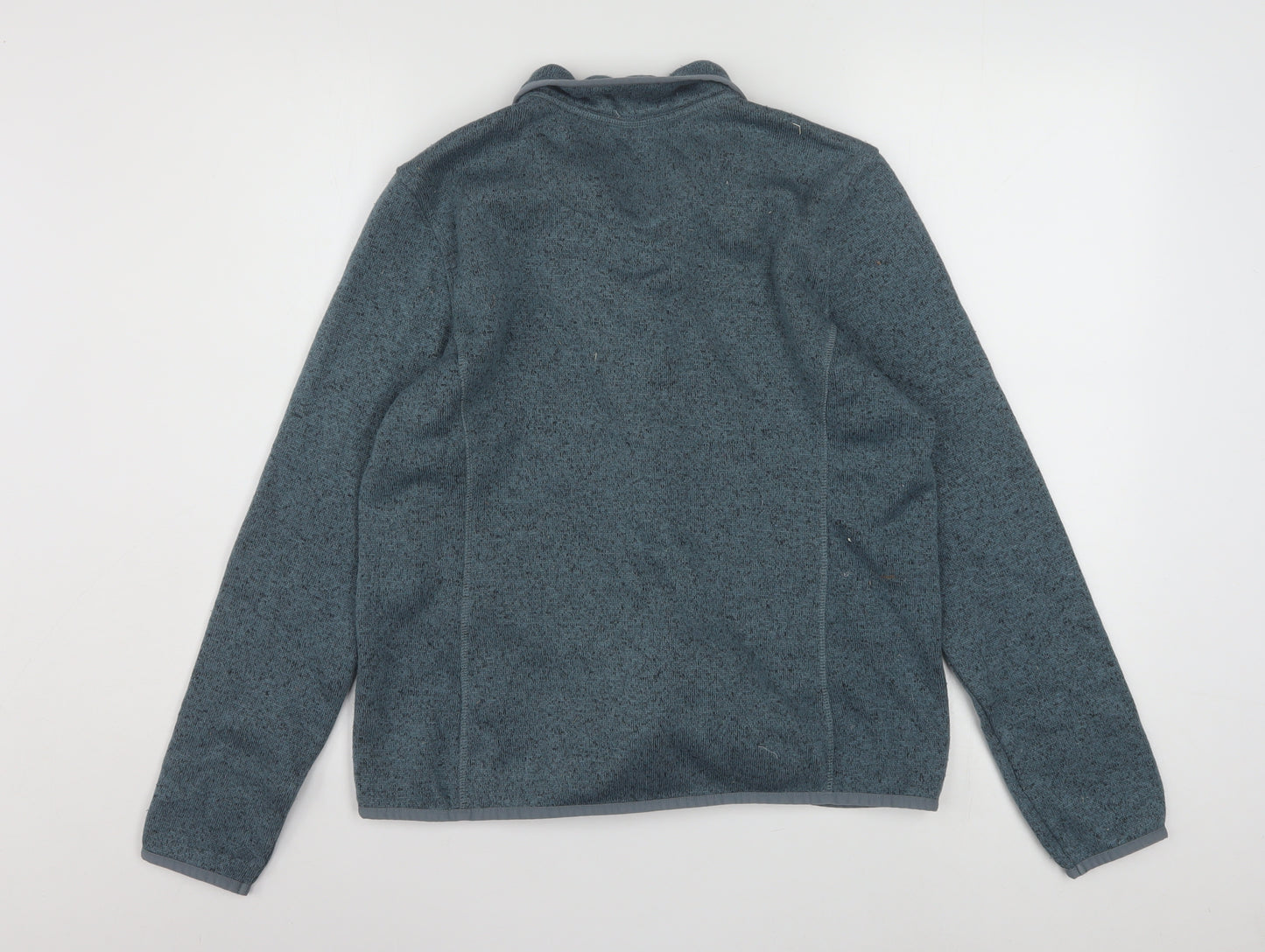 G.H. Bass & Co Women’s Blue Full Zip Fleece Jacket Size M