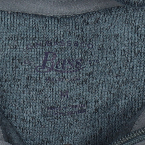 G.H. Bass & Co Women’s Blue Full Zip Fleece Jacket Size M
