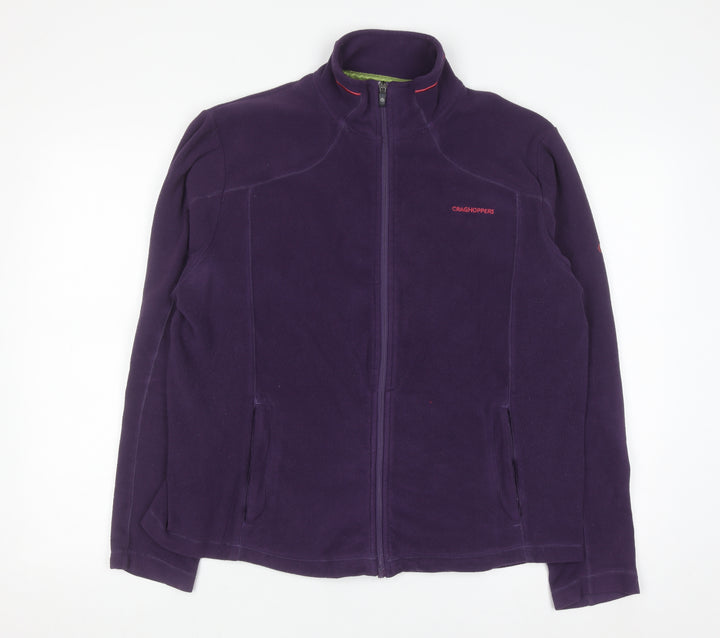 Craghoppers Womens Purple Full Zip Fleece Jacket UK 18
