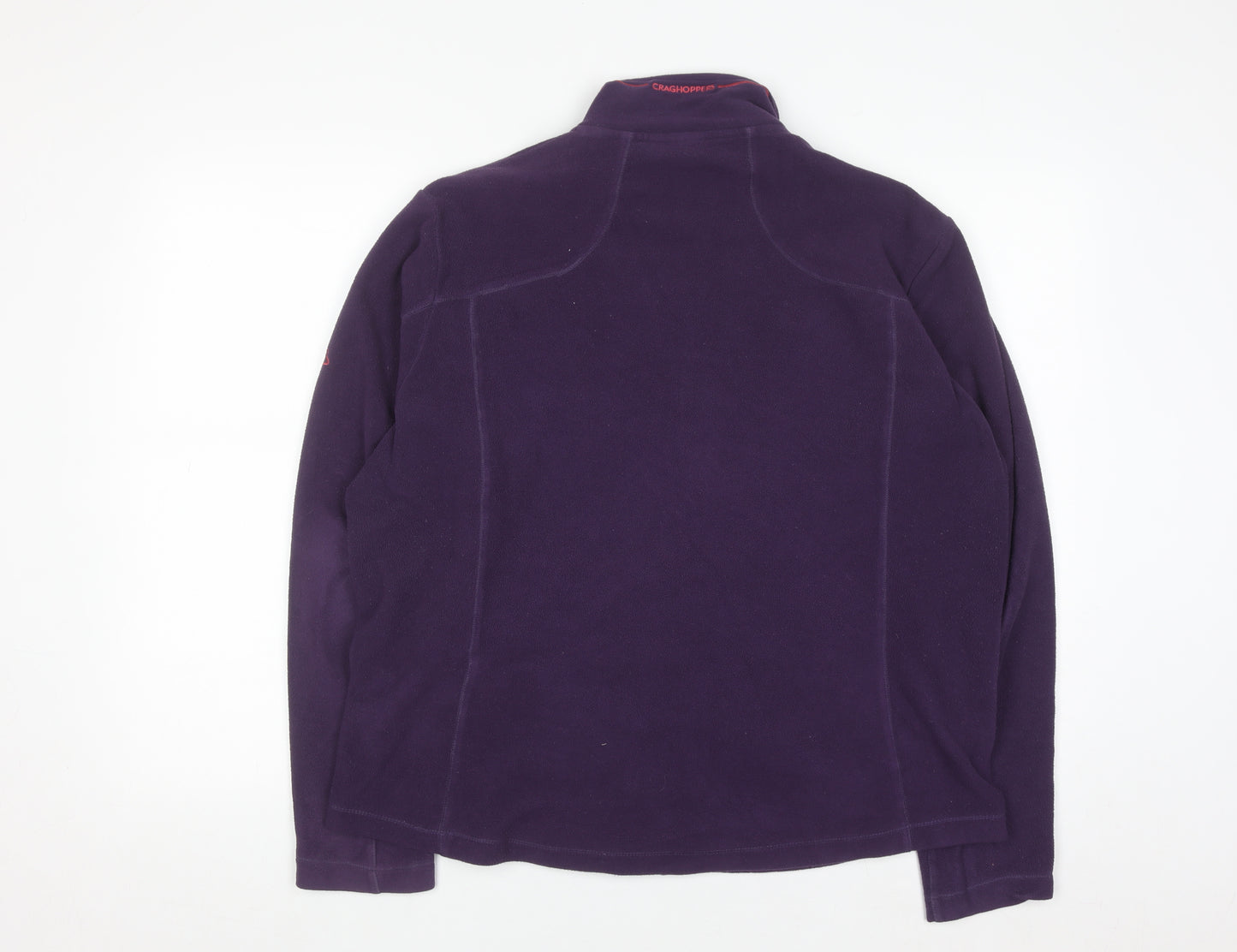 Craghoppers Womens Purple Full Zip Fleece Jacket UK 18