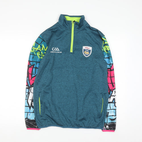 Masita Girls Blue 1/4 Zip Sweatshirt GAA Kellogg's Camp 5A