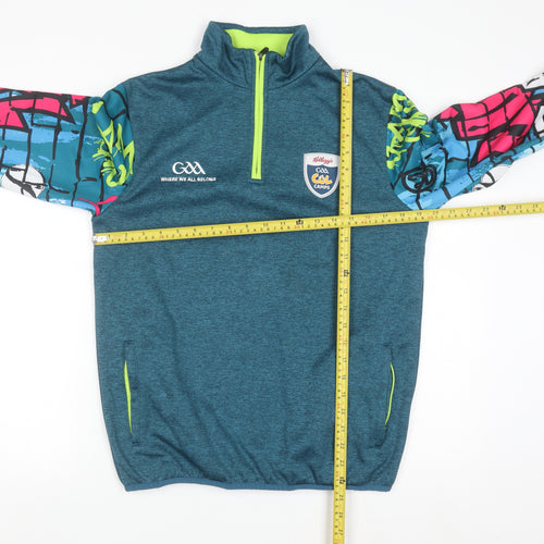 Masita Girls Blue 1/4 Zip Sweatshirt GAA Kellogg's Camp 5A