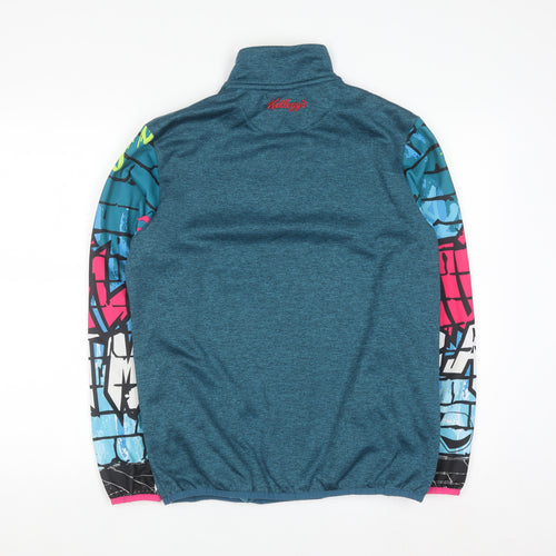 Masita Girls Blue 1/4 Zip Sweatshirt GAA Kellogg's Camp 5A