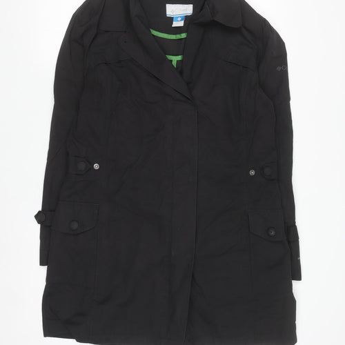 Columbia Men's Black L Water Resistant Coat Lightweight Outdoor Jacket