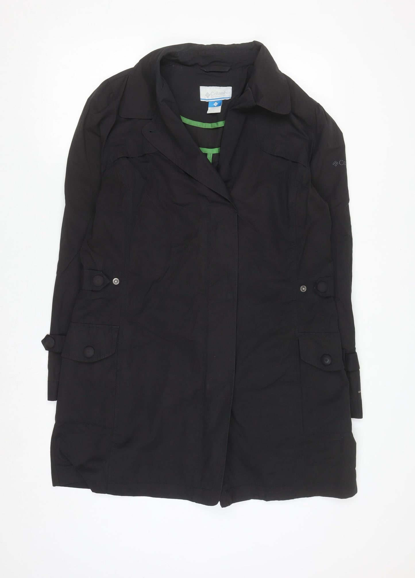Columbia Men's Black L Water Resistant Coat Lightweight Outdoor Jacket
