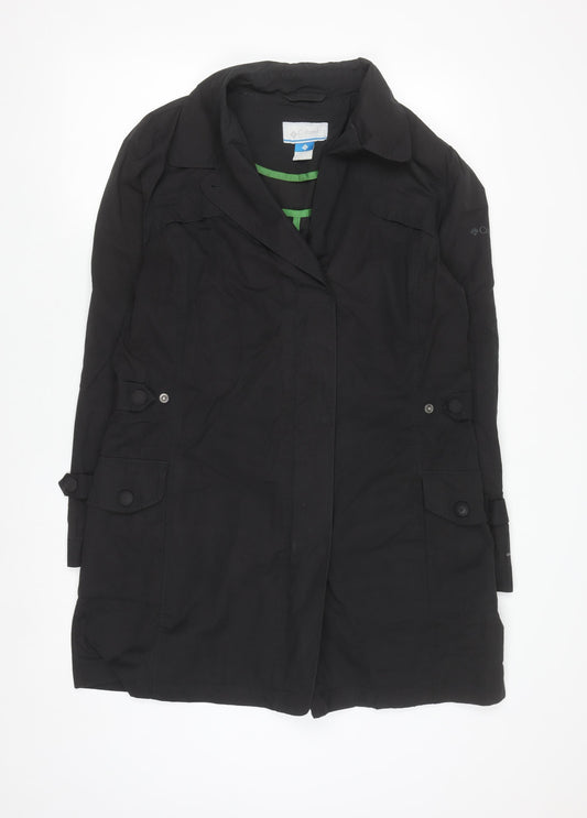 Columbia Men's Black L Water Resistant Coat Lightweight Outdoor Jacket