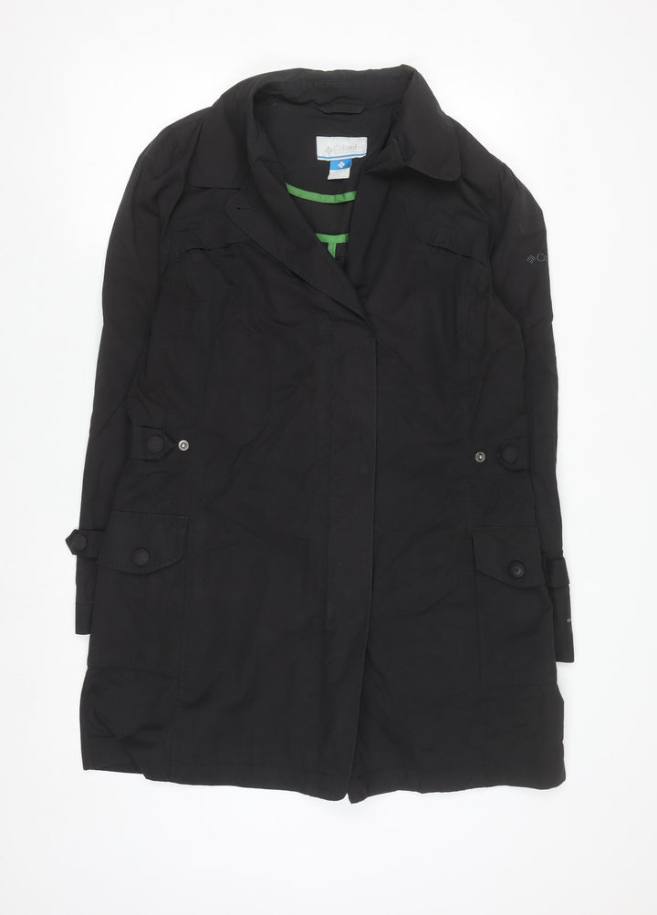 Columbia Men's Black L Water Resistant Coat Lightweight Outdoor Jacket