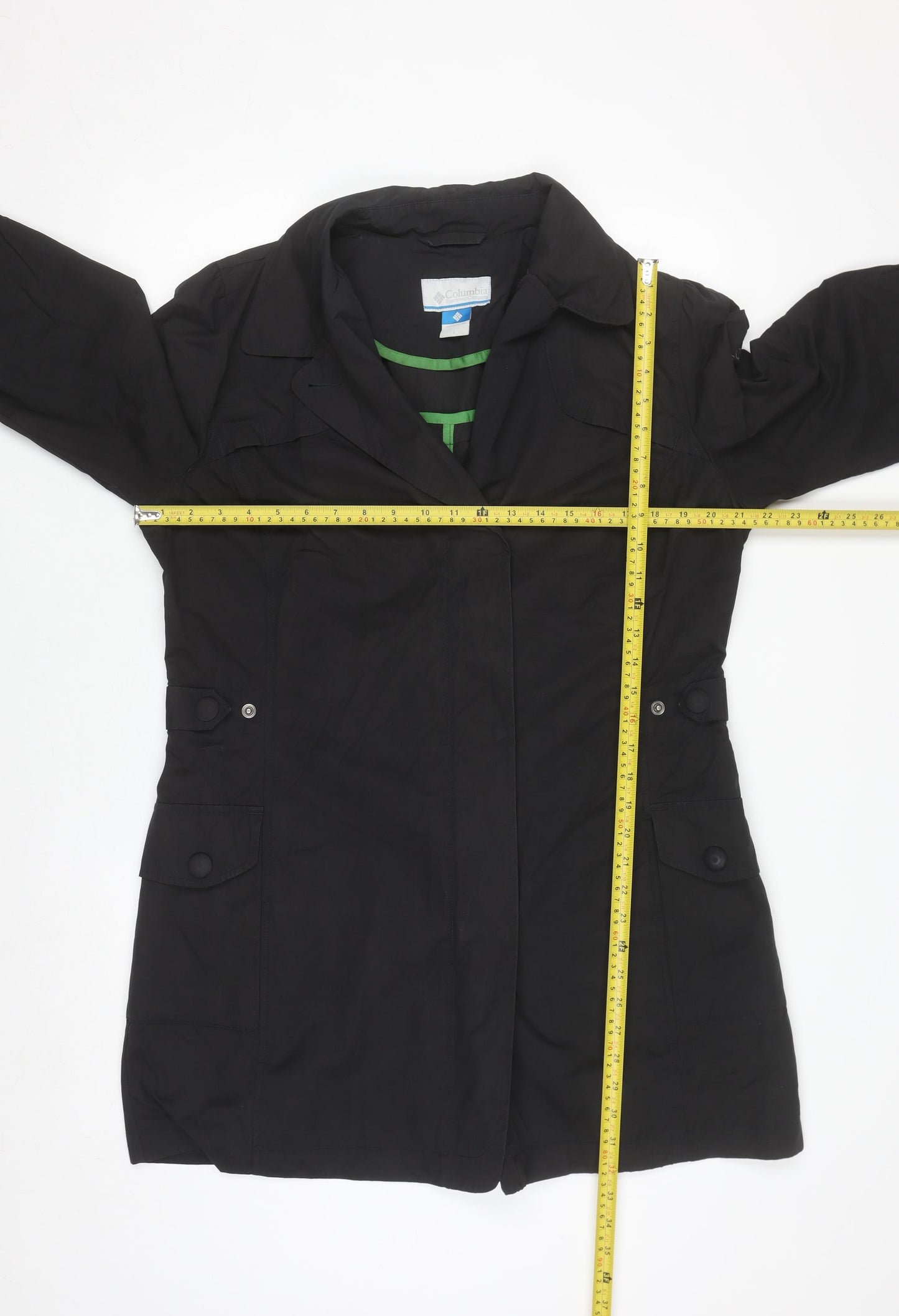 Columbia Men's Black L Water Resistant Coat Lightweight Outdoor Jacket