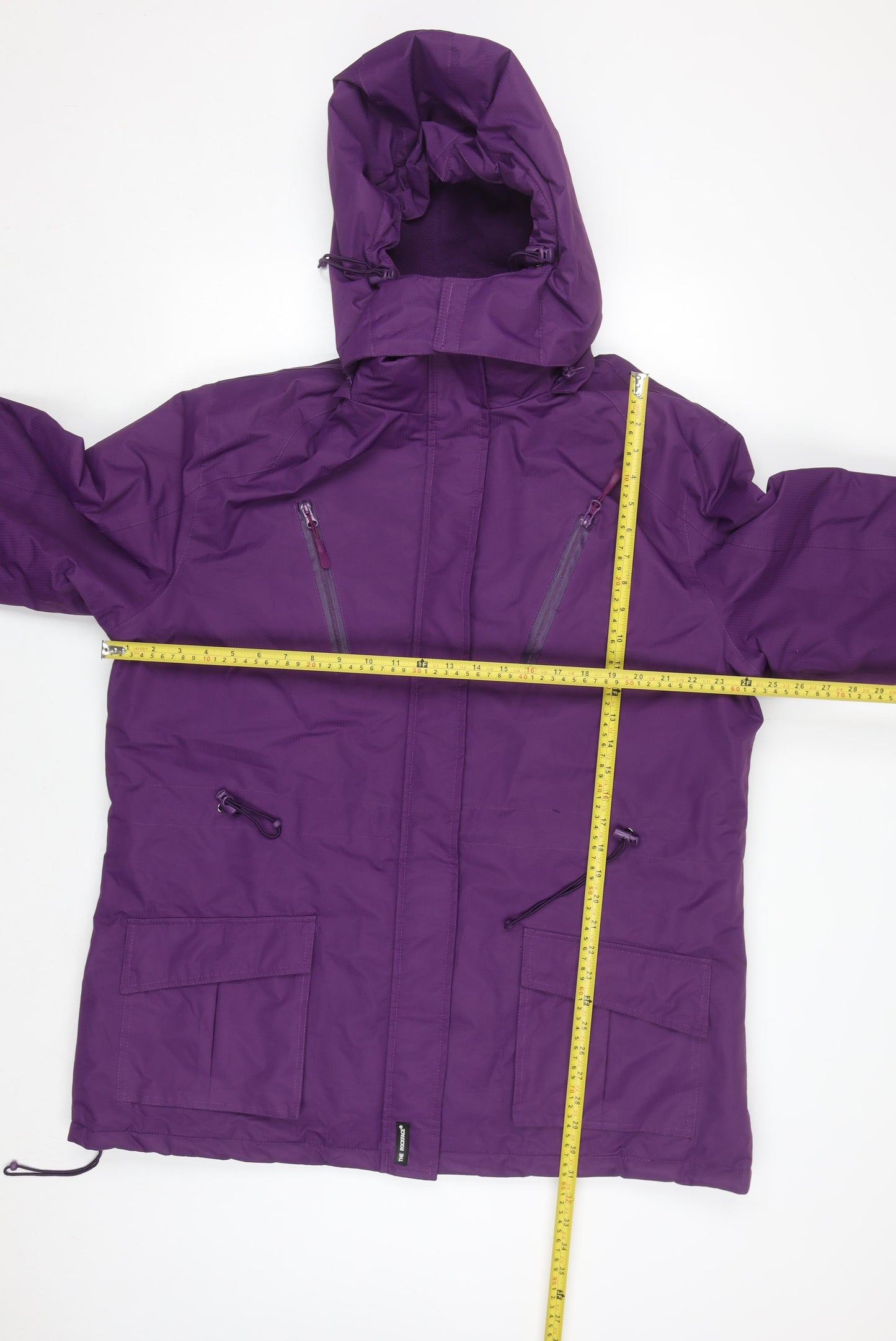 The Rockface Women's Purple Waterproof Parka Jacket Size 18