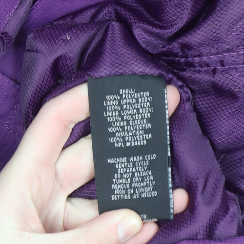 The Rockface Women's Purple Waterproof Parka Jacket Size 18