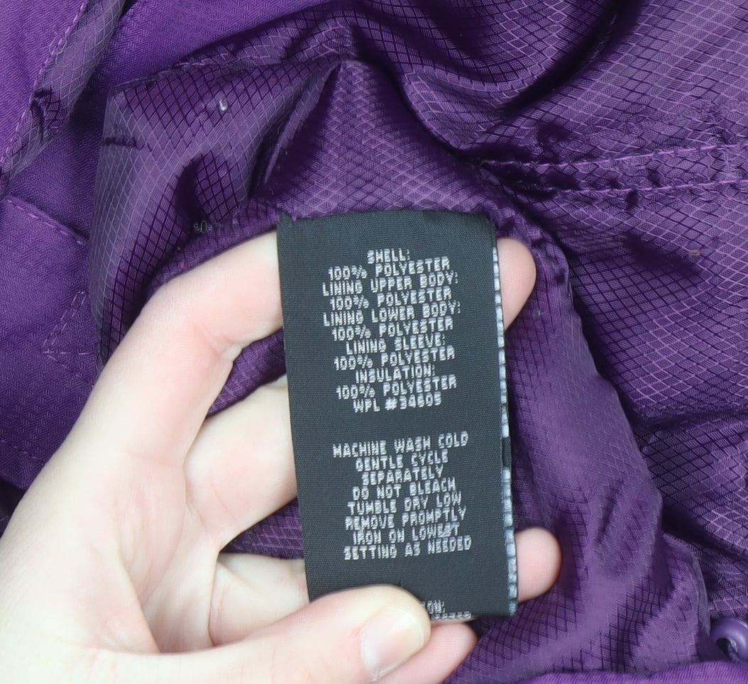 The Rockface Women's Purple Waterproof Parka Jacket Size 18