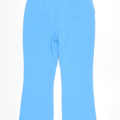 Primark Women Blue Flared Dress Pants Size 10
