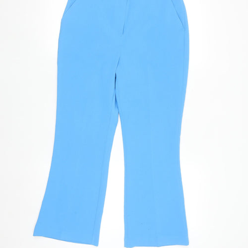 Primark Women Blue Flared Dress Pants Size 10
