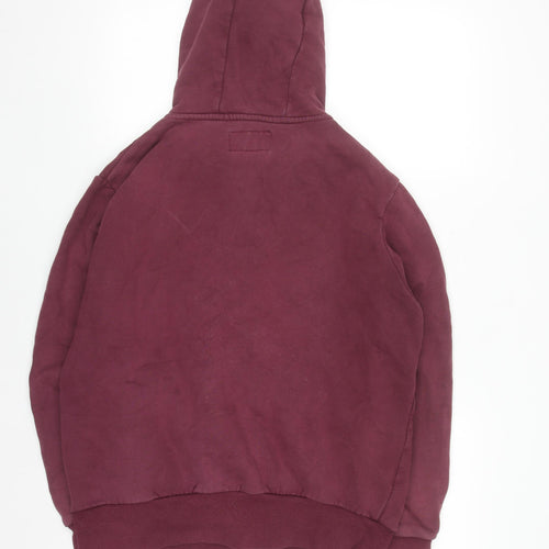 Firetrap Men's Red Full Zip Hoodie XL Long Sleeve Cotton Blend