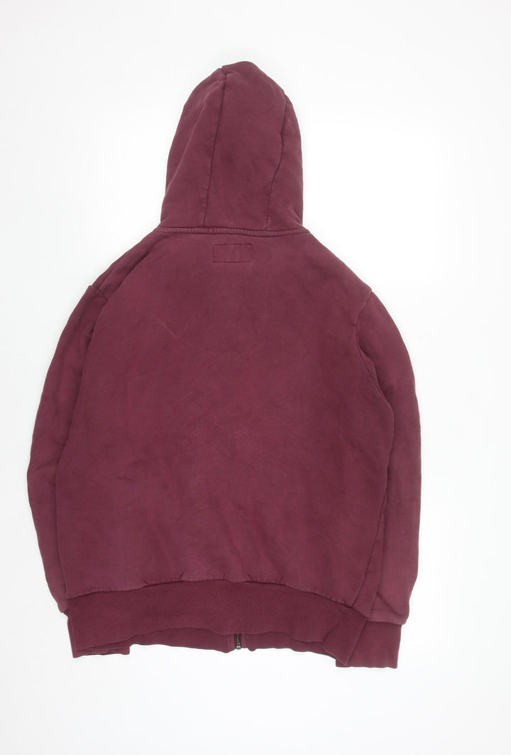 Firetrap Men's Red Full Zip Hoodie XL Long Sleeve Cotton Blend