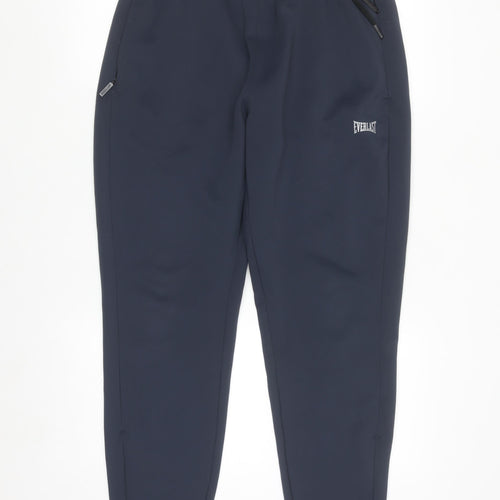 Everlast Men's Blue Jogger Trousers M Softshell Stretch Activewear