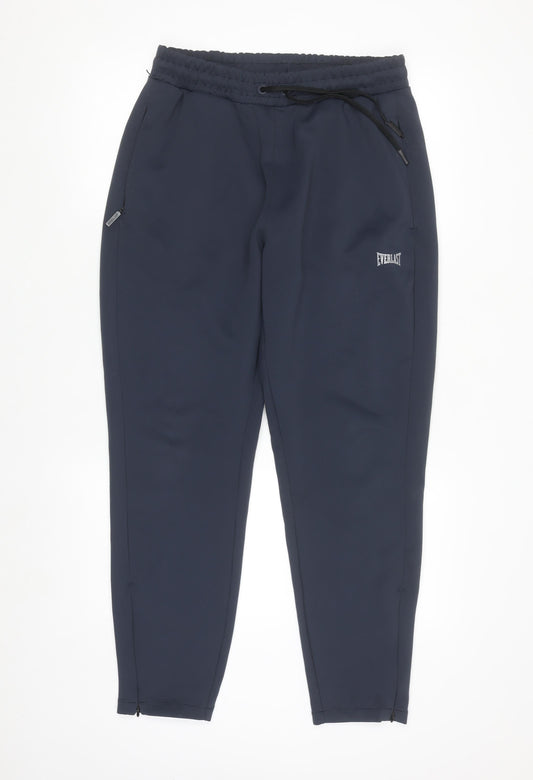 Everlast Men's Blue Jogger Trousers M Softshell Stretch Activewear