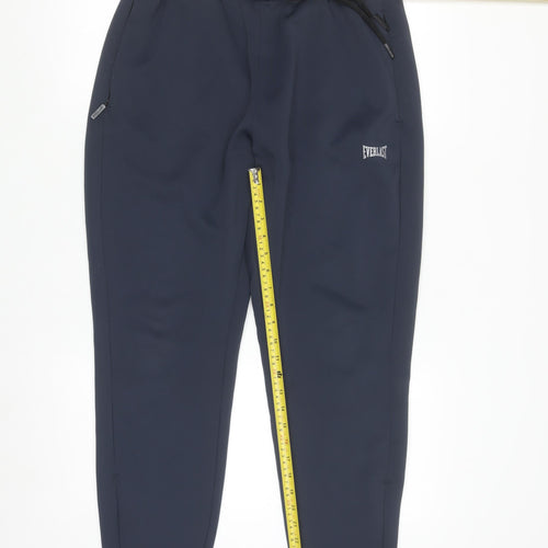 Everlast Men's Blue Jogger Trousers M Softshell Stretch Activewear
