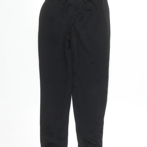 Nike Boys Black Jogger Activewear Trousers 8-10 Years Polyester Fleece