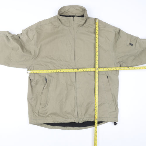 Next Men's Beige Small Full Zip Windproof Jacket