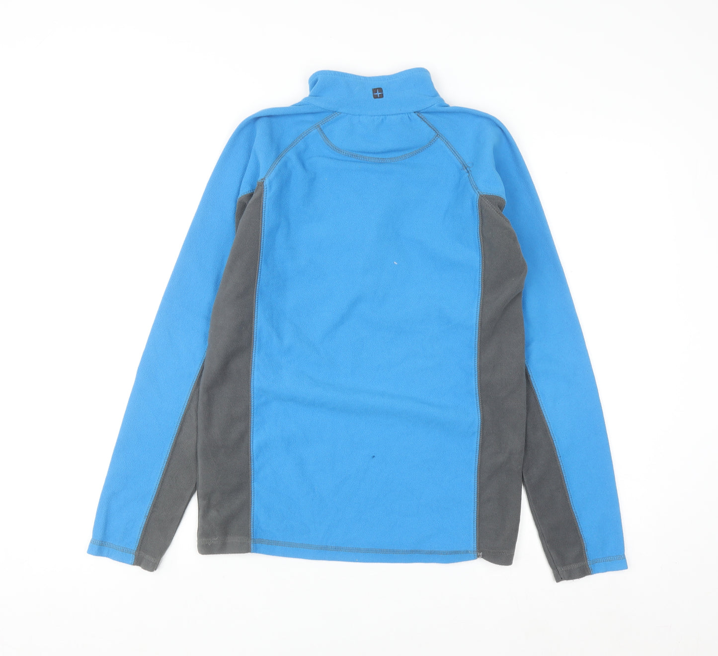Mountain Warehouse Boys Blue Fleece 1/2 Zip Sweatshirt - 13 Years