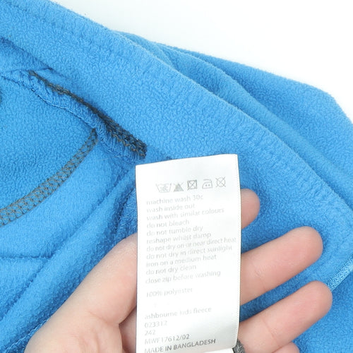 Mountain Warehouse Boys Blue Fleece 1/2 Zip Sweatshirt - 13 Years
