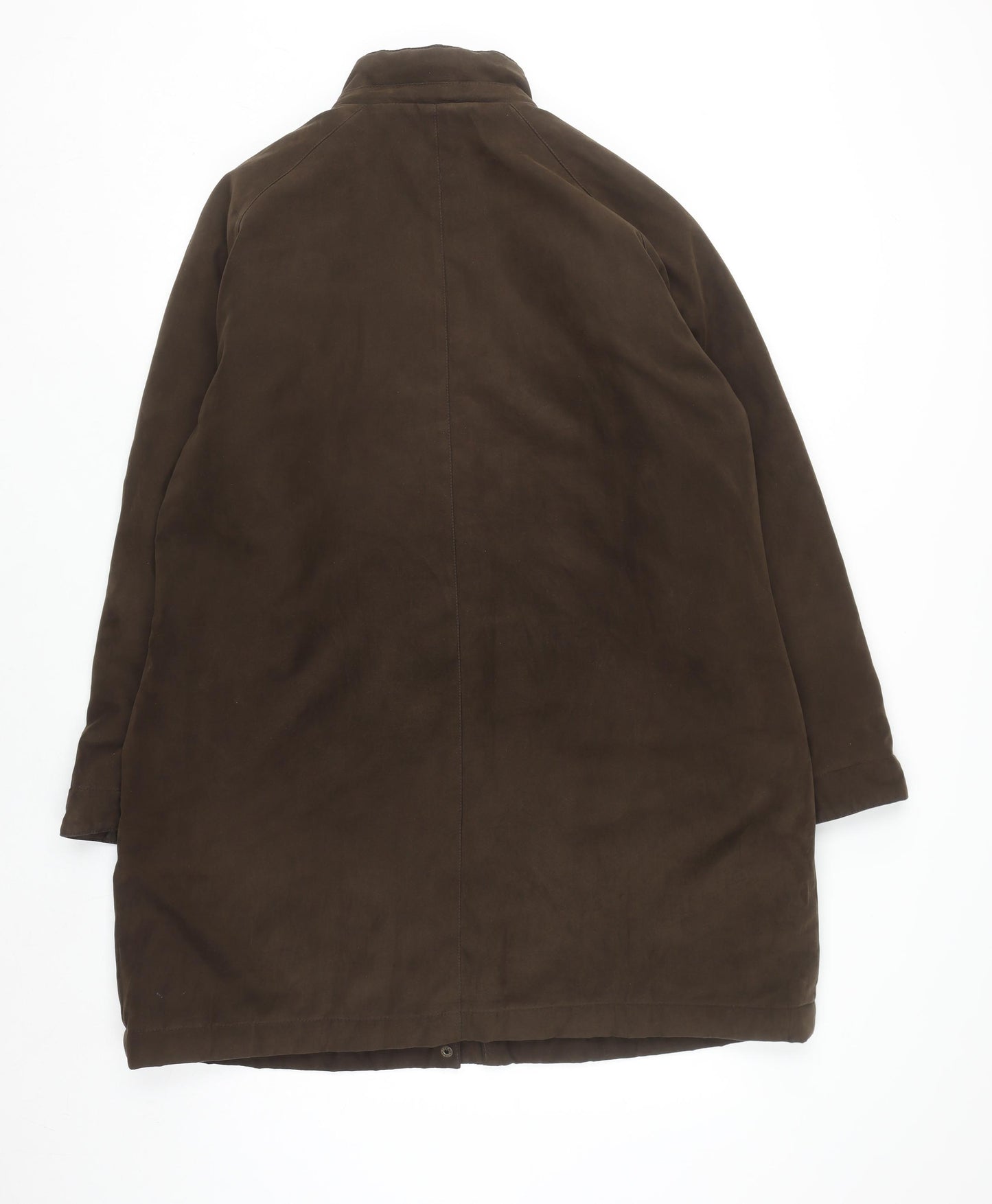 Berkertex Women’s Brown Long Overcoat Size 18 Polyester Lined