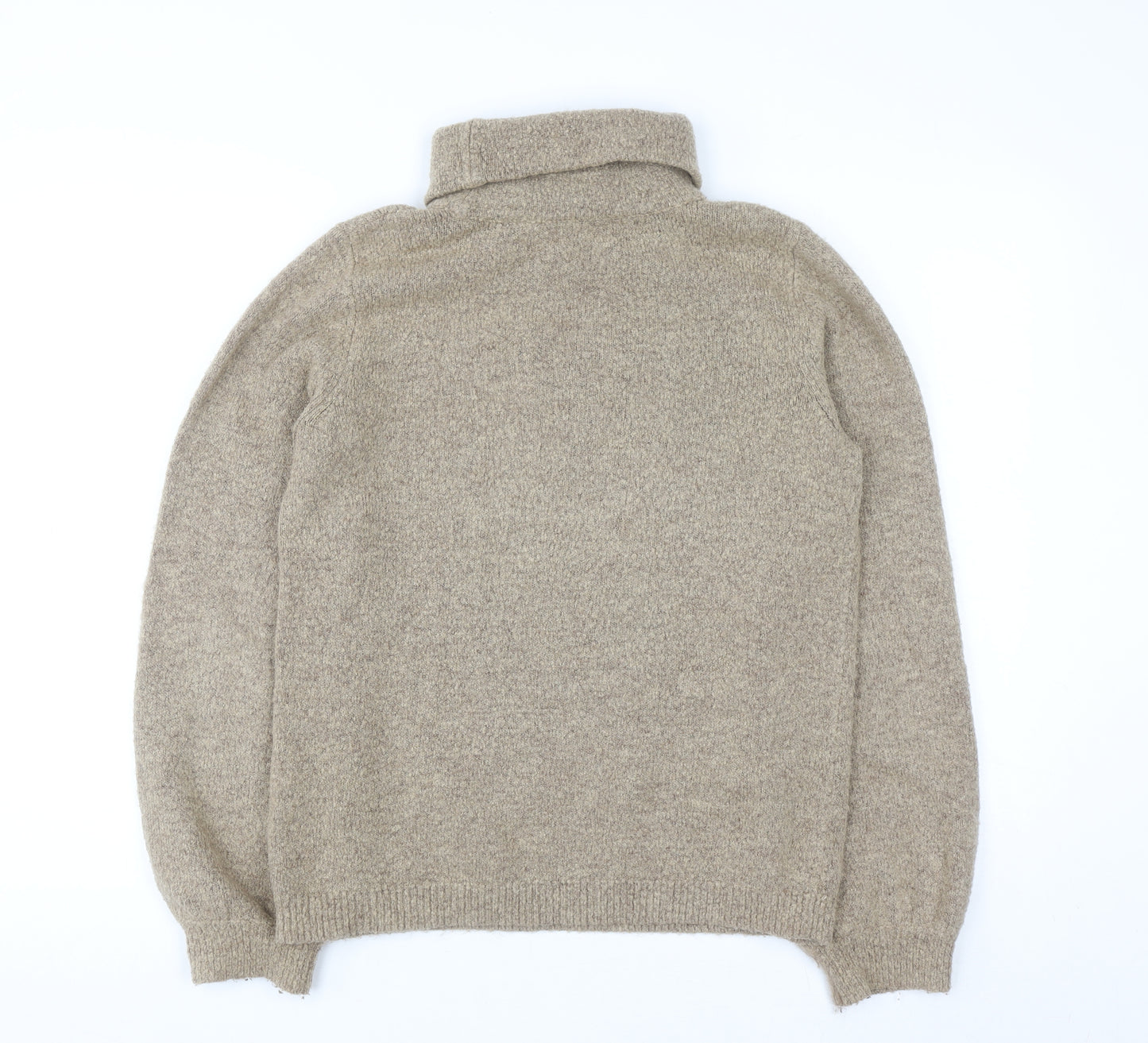 Object Womens Beige Roll Neck Pullover Jumper XS