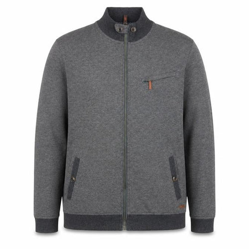 Ted Baker Men's Grey Full Zip Jumper Size XL Cotton Blend