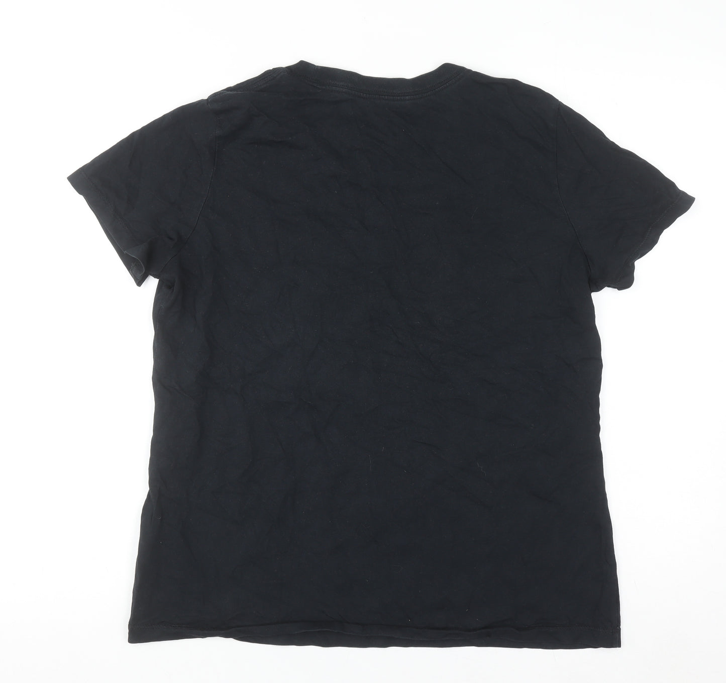 Nike Men's Black Large Graphic Logo Sports T-Shirt