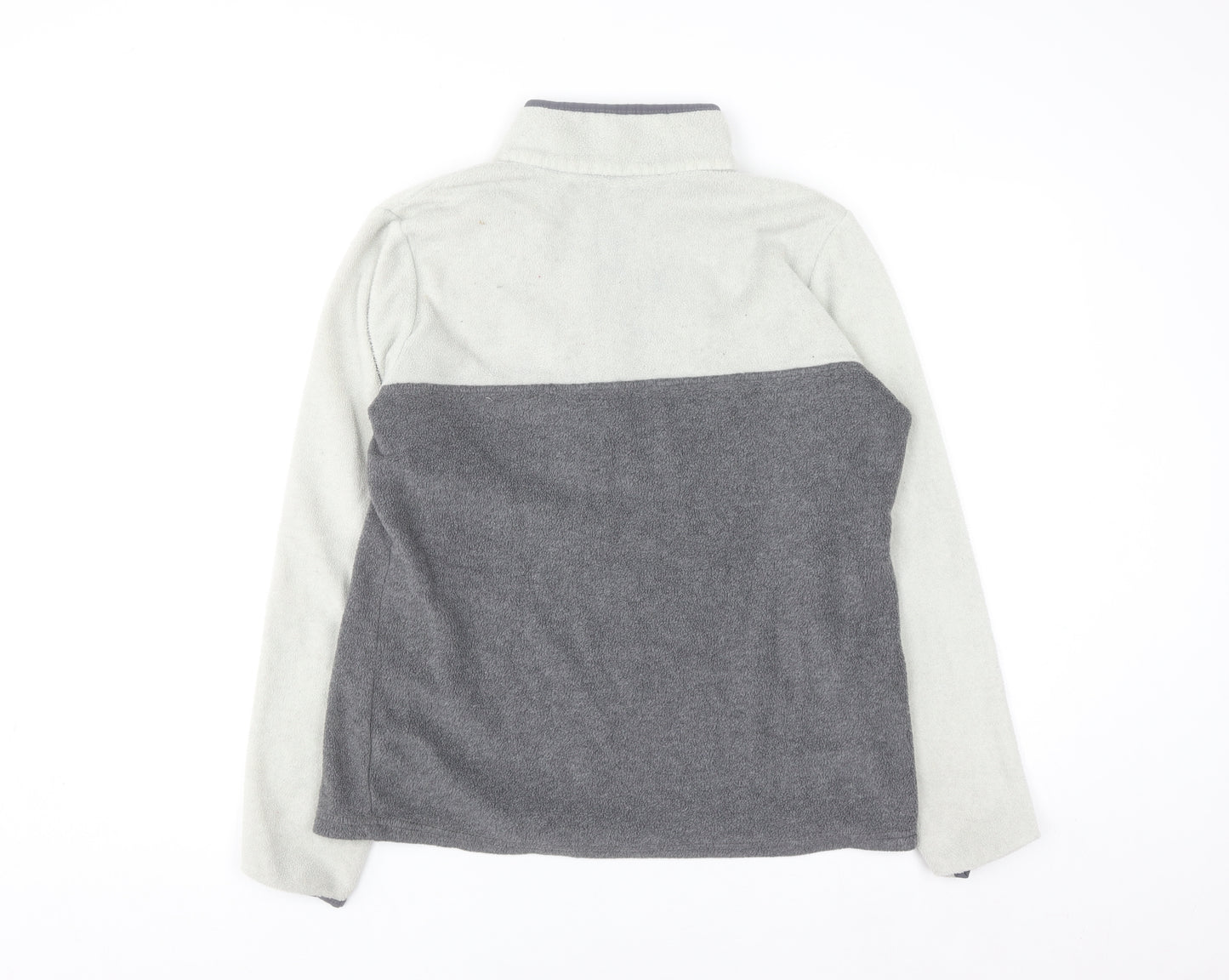 Columbia Men's Grey Fleece Henley Sweatshirt Size L Outdoor