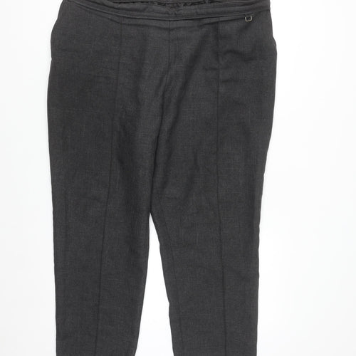 Marks and Spencer Women’s Grey Size 20 Straight Leg Trousers
