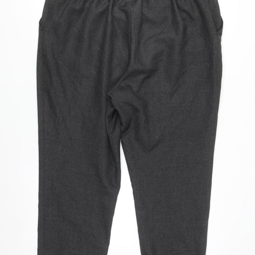 Marks and Spencer Women’s Grey Size 20 Straight Leg Trousers
