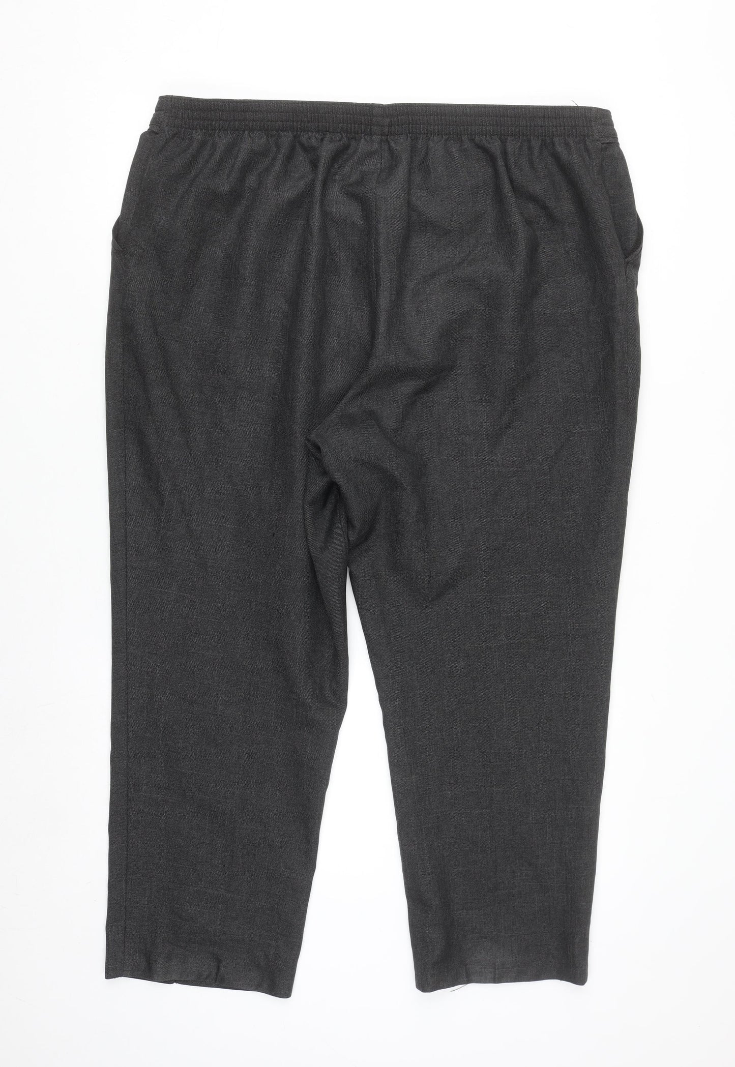 Marks and Spencer Women’s Grey Size 20 Straight Leg Trousers