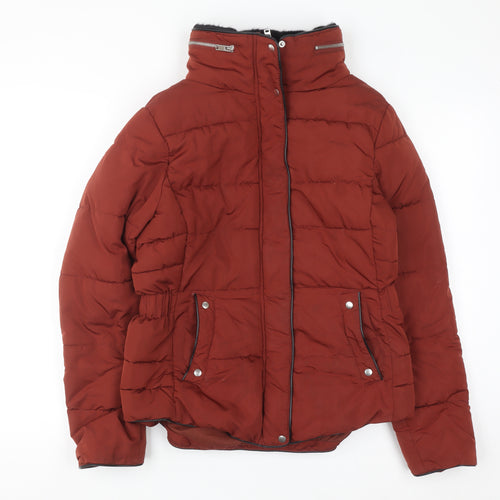 New Look Women's Brown Size 12 Puffer Jacket Winter Coat