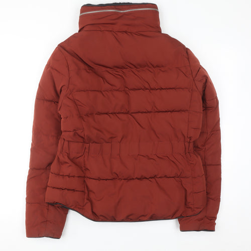 New Look Women's Brown Size 12 Puffer Jacket Winter Coat