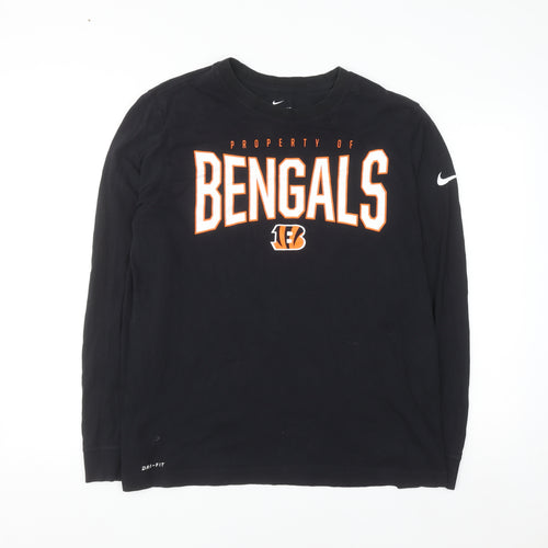 Nike Men’s Black Bengals Long Sleeve Dri-Fit Sports Tee L