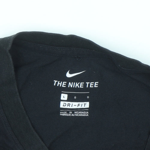 Nike Men’s Black Bengals Long Sleeve Dri-Fit Sports Tee L