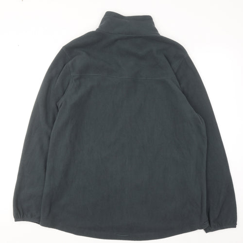 Marks and Spencer Men's Grey Fleece Full Zip Sweatshirt Size L