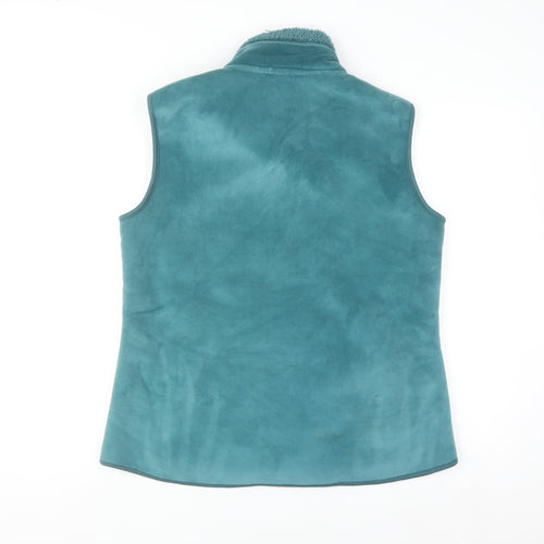 Woolworths Womens Green Fleece Waistcoat Bodywarmer M