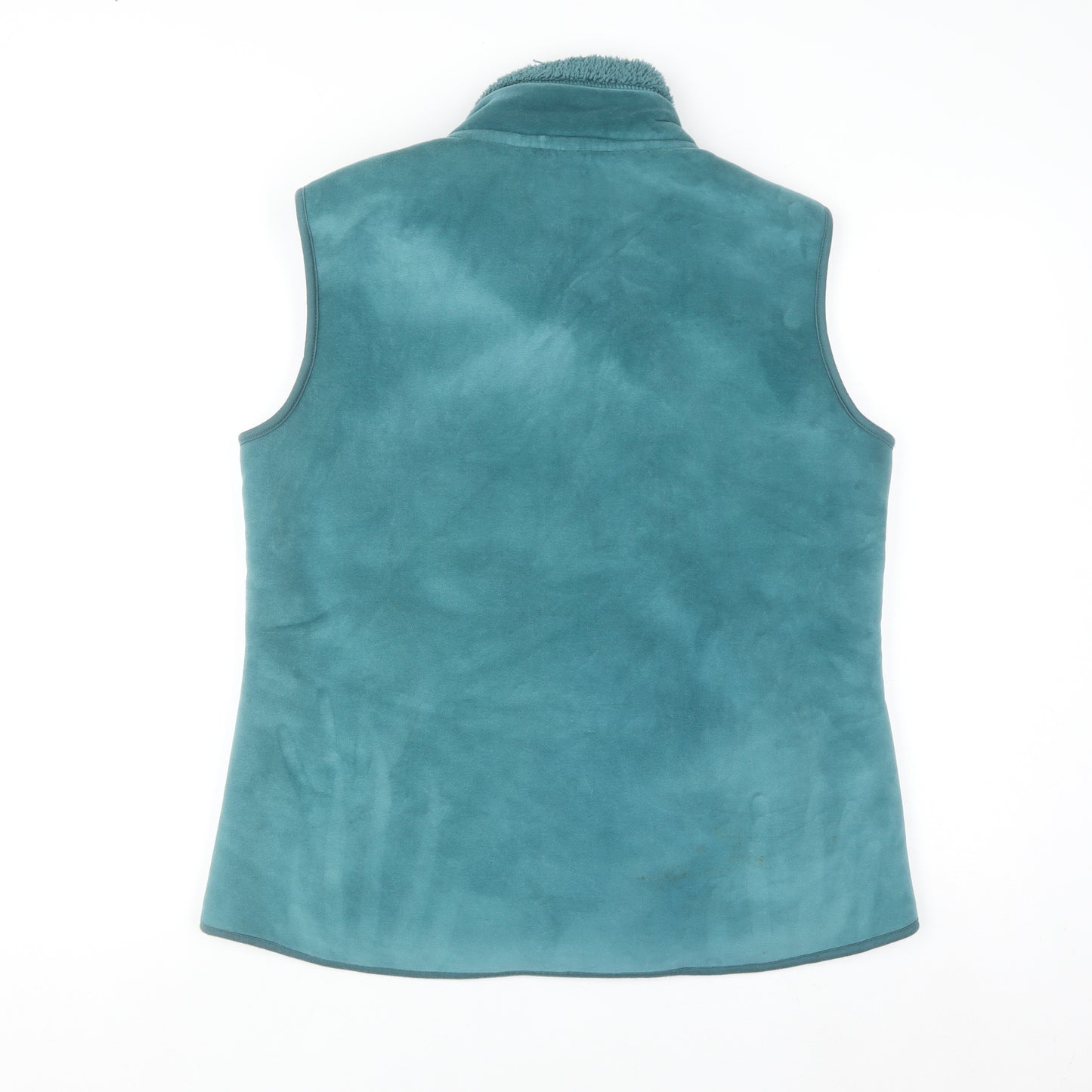 Woolworths Womens Green Fleece Waistcoat Bodywarmer M