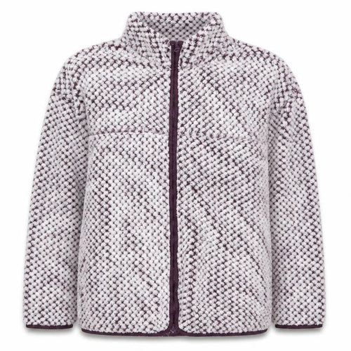 Tu Woman Purple Zip Fleece Jacket Size 16 Soft Warm Full Zip