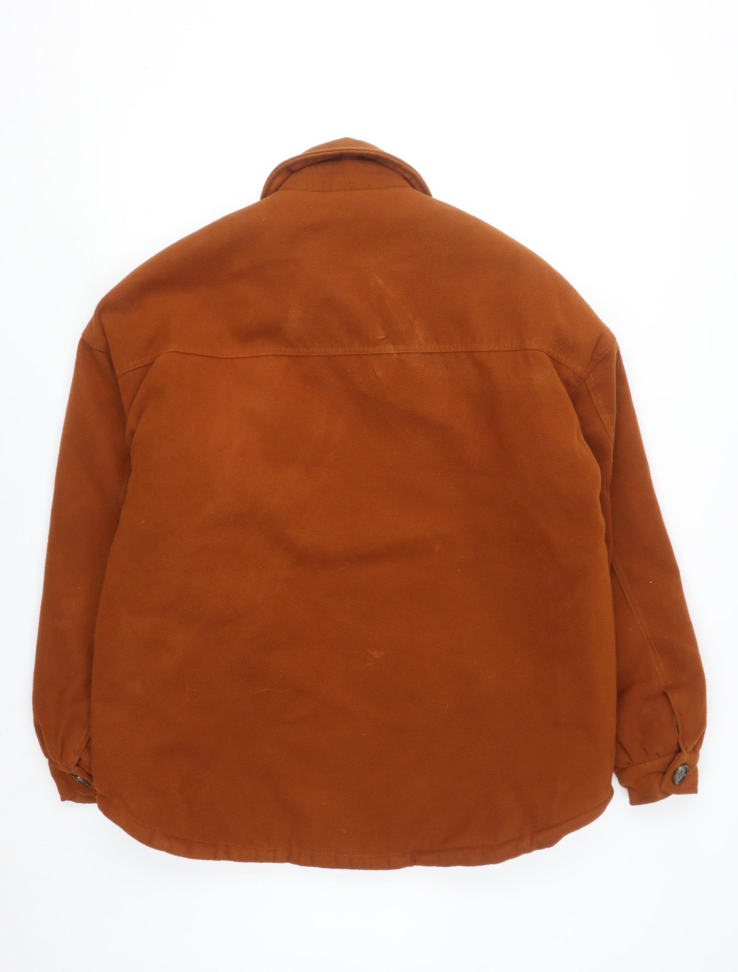 Reclaimed Vintage Men's Brown Lined Button Jacket Size S 38in Regular Fit
