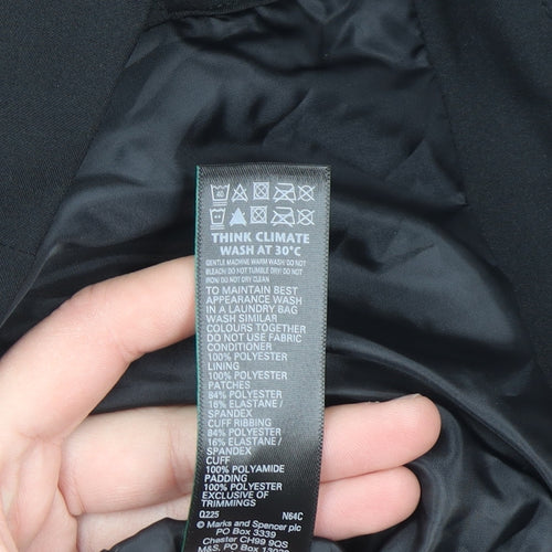 Marks and Spencer Women’s Black Waterproof Ski Jacket Size 8