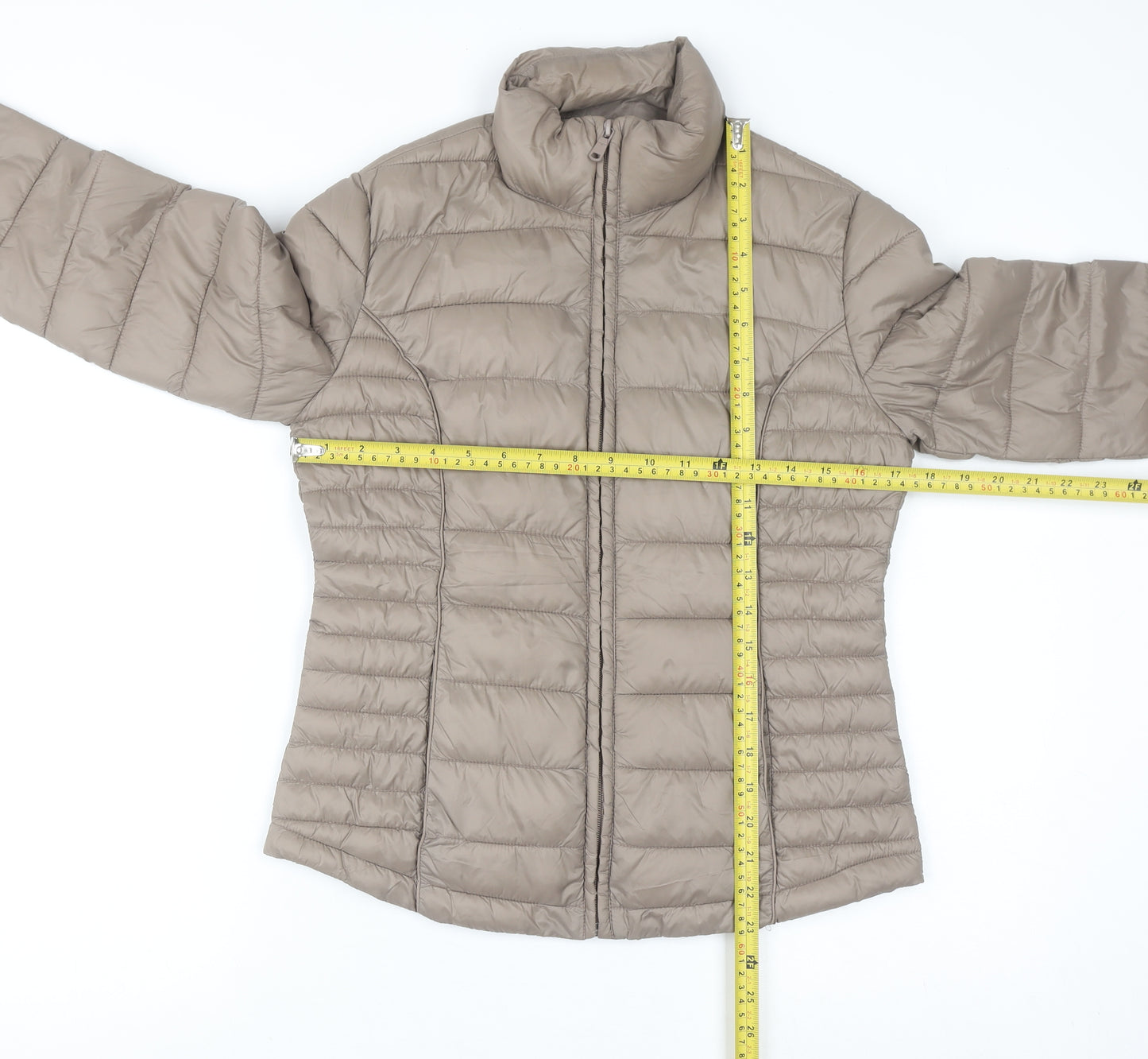 Colours Women's Beige Lightweight Packable Puffer Jacket S