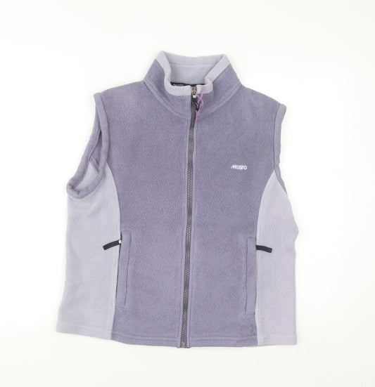 Musto Women's Purple Fleece Waistcoat Size 12 Bodywarmer