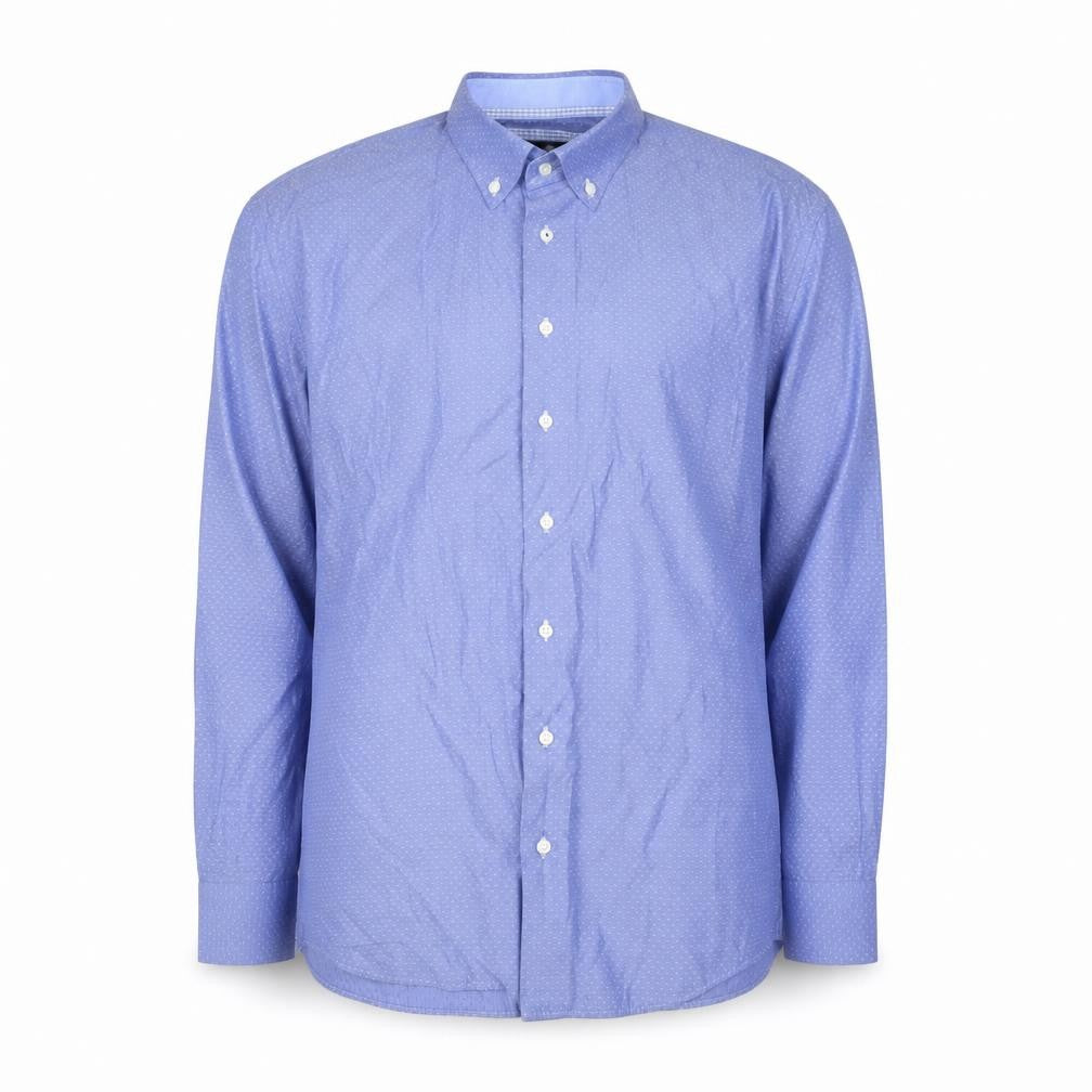 Yachting Company Men's Blue Long Sleeve Button-Up Shirt XL