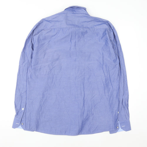 Yachting Company Men's Blue Long Sleeve Button-Up Shirt XL